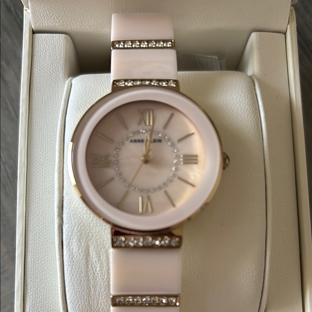 Small Size Anne Klein Women's Pink Watch - Picture 3 of 10